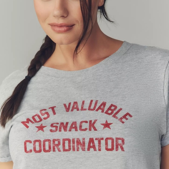 Anthropologie Maeve Snack Coordinator Graphic Tee size 3X NWT - Picture 2 of 4